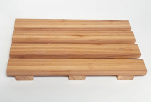 Cedar Soap Deck For Two Bars