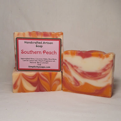 Southern Peach Soap, Handmade soap, natural soap, peach soap