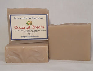 Coconut Cream Soap, Natural Soap,